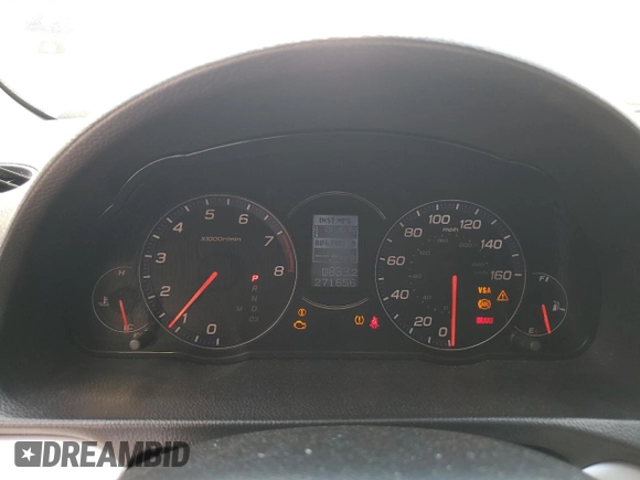 2008 Acura TSX Nav with VIN JH4CL96918C011659, listed as a Copart auction lot 63017215 with 271,656 mi miles and Clean title. Bid and sale history available at DreamBid. Image 9.