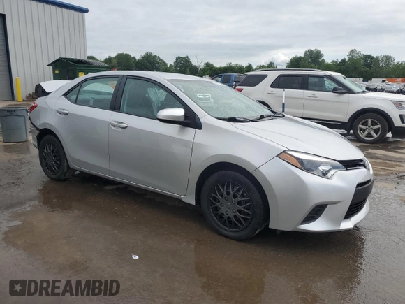 2014 Toyota Corolla L with VIN 2T1BURHEXEC155122, listed as a Copart auction lot 60911135 with 133,657 mi miles and Salvage title. Bid and sale history available at DreamBid. Image 4.