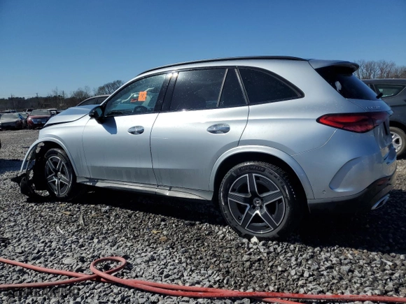 2024 Mercedes-Benz GLC with VIN W1NKM4GB5RF166044, listed as a Copart auction lot 47439195 with 6,311 mi miles and Salvage Title. Bid and sale history available at carsss.com. Image 2.