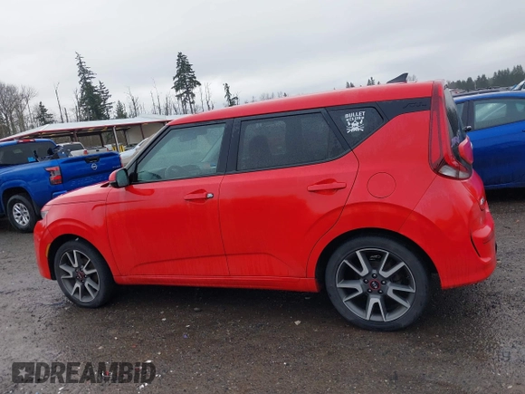 2021 Kia Soul GT-Line with VIN KNDJ63AU3M7129790, listed as a IAAI auction lot 41583031 with 56,100 mi miles and . Bid and sale history available at DreamBid. Image 14.