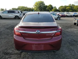 2016 Buick Regal Premium II with VIN 2G4GT5GX7G9174570, listed as a Copart auction lot 69968344 with 121,356 mi miles and Salvage Title. Bid and sale history available at carsss.com. Image 6.