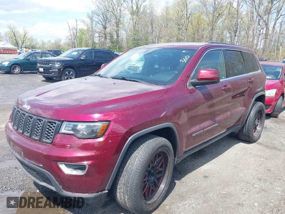 2017 Jeep Grand Cherokee Laredo with VIN 1C4RJEAG4HC965368, listed as a IAAI auction lot 42034698 with 110,152 mi miles. Bid and sale history available at carsss.com. Image 2.