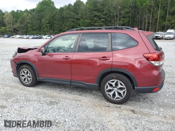 2022 Subaru Forester Premium with VIN JF2SKAEC3NH426562, listed as a Copart auction lot 57149855 with 55,280 mi miles and Salvage title. Bid and sale history available at DreamBid. Image 2.
