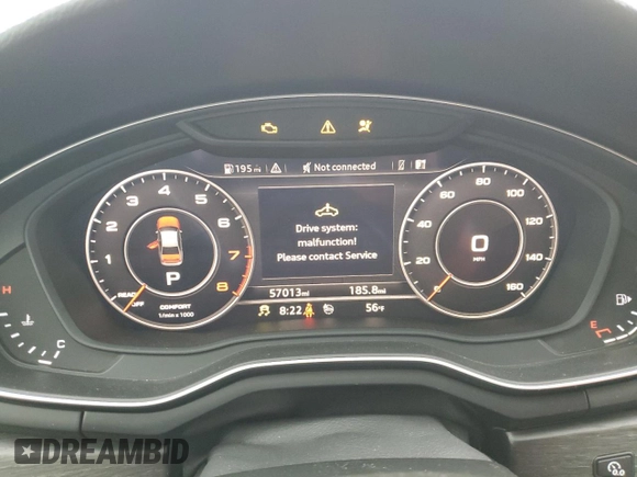 2019 Audi A4 Premium Plus z VIN WAUENAF49KN016496, wystawiony jako Copart lot #53193915 z przebiegiem 57 013 mil mil oraz Szkoda całkowita • Salvage title. Historia ofert i sprzedaży dostępna na DreamBid. Obrazek 9.