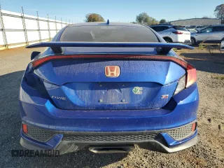 2018 Honda Civic Si Coupe with VIN 2HGFC3A54JH757074, listed as a Copart auction lot 80160644 with 121,333 mi miles and Salvage Title. Bid and sale history available at carsss.com. Image 6.