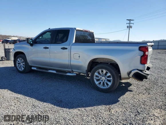 2020 Chevrolet Silverado 1500 Custom with VIN 1GCRWBEH5LZ339160, listed as a Copart auction lot 43847385 with 35,456 mi miles and Salvage Title. Bid and sale history available at carsss.com. Image 2.