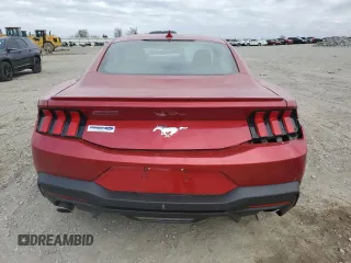 2024 Ford Mustang EcoBoost with VIN 1FA6P8TH2R5118823, listed as a Copart auction lot 47633925 with 3,284 mi miles and Salvage Title. Bid and sale history available at carsss.com. Image 6.