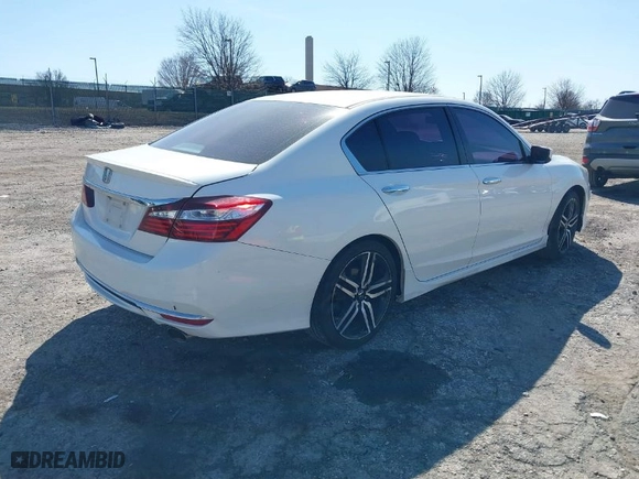 2017 Honda Accord Sedan Sport with VIN 1HGCR2F53HA304903, listed as a IAAI auction lot 41770593 with 1 mi miles. Bid and sale history available at carsss.com. Image 4.