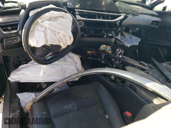 2023 Lexus UX 250h F Sport with VIN JTHB9JBH4P2064403, listed as a Copart auction lot 85747204 with Not provided miles and Salvage title. Bid and sale history available at DreamBid. Image 8.