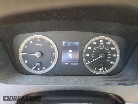 2015 Hyundai Sonata 2.4L SE with VIN 5NPE24AF7FH176615, listed as a Copart auction lot 47251685 with 99,266 mi miles and Salvage Title. Bid and sale history available at carsss.com. Image 9.