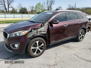 2018 Kia Sorento EX with VIN 5XYPHDA58JG355373, listed as a Copart auction lot 52373765 with 100,229 mi miles and Salvage Title. Bid and sale history available at carsss.com. Image 1.