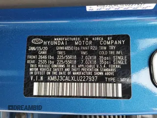 2020 Hyundai Tucson Limited z VIN KM8J3CALXLU227937, wystawiony jako Copart lot #60538825 z przebiegiem 40 061 mil mil oraz Szkoda całkowita • Salvage title. Historia ofert i sprzedaży dostępna na DreamBid. Obrazek 14.