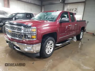 2014 Chevrolet Silverado 1500 LTZ with VIN 1GCVKSEC6EZ234984, listed as a Copart auction lot 50632585 with 103,687 mi miles and Salvage Title. Bid and sale history available at DreamBid. Image 1.