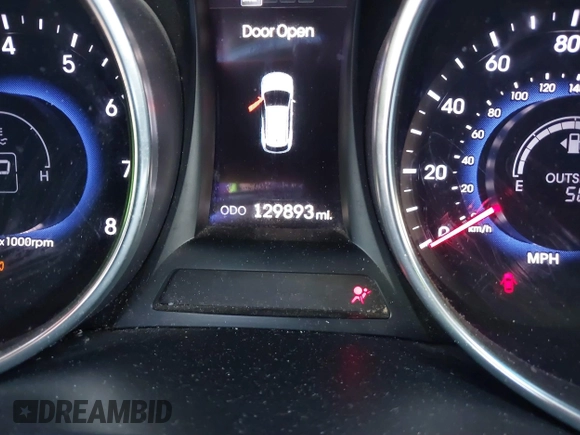 2013 Hyundai Santa Fe Sport with VIN 5XYZUDLB9DG025236, listed as a IAAI auction lot 41422852 with 129,893 mi miles. Bid and sale history available at carsss.com. Image 7.