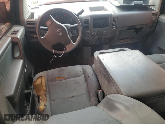2007 Nissan Titan XE with VIN 1N6AA07AX7N229425, listed as a Copart auction lot 45583465 with 257,361 mi miles and Salvage Title. Bid and sale history available at DreamBid. Image 8.