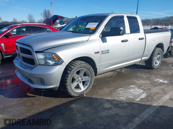 2014 Ram 1500 Tradesman with VIN 1C6RR6FT2ES170512, listed as a IAAI auction lot 41328812 with 217,416 mi miles and . Bid and sale history available at DreamBid. Image 2.