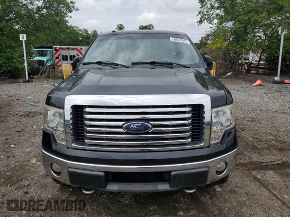 2010 Ford F-150 XL with VIN 1FTEX1E8XAFB69365, listed as a Copart auction lot 59037645 with 137,065 mi miles and Salvage title. Bid and sale history available at DreamBid. Image 5.