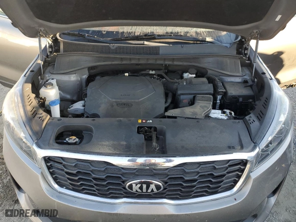 2019 Kia Sorento S V6 with VIN 5XYPG4A59KG492858, listed as a Copart auction lot 77864614 with 98,219 mi miles and Salvage Title. Bid and sale history available at carsss.com. Image 12.
