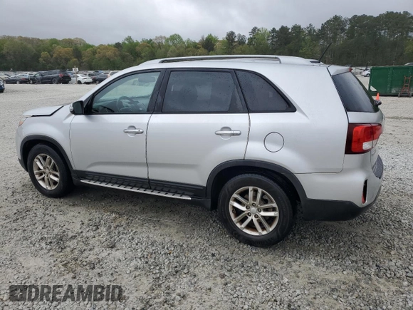 2014 Kia Sorento LX with VIN 5XYKT3A60EG507664, listed as a Copart auction lot 51163345 with 116,423 mi miles and Salvage Title. Bid and sale history available at carsss.com. Image 2.