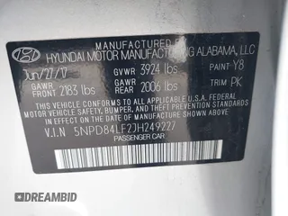2018 Hyundai Elantra SEL z VIN 5NPD84LF2JH249227, wystawiony jako IAAI lot #38150183 z przebiegiem 116 405 mil mil oraz . Historia ofert i sprzedaży dostępna na DreamBid. Obrazek 9.