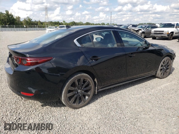 2021 Mazda 3 2.5 Turbo with VIN JM1BPBAYXM1309138, listed as a Copart auction lot 71386194 with 45,841 mi miles and Salvage Title. Bid and sale history available at DreamBid. Image 3.