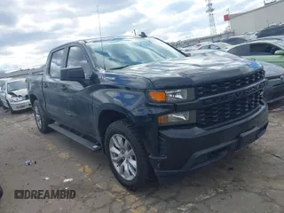 2020 Chevrolet Silverado 1500 Custom with VIN 3GCPWBEF7LG150337, listed as a IAAI auction lot 41424254 with 86,483 mi miles. Bid and sale history available at carsss.com. Image 1.