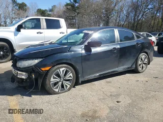 2016 Honda Civic Sedan EX-T with VIN 19XFC1F30GE014247, listed as a Copart auction lot 48793575 with 133,404 mi miles and Salvage Title. Bid and sale history available at carsss.com. Image 1.
