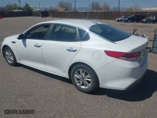 2016 Kia Optima LX with VIN 5XXGT4L37GG043391, listed as a IAAI auction lot 42029630 with 108,511 mi miles. Bid and sale history available at carsss.com. Image 3.