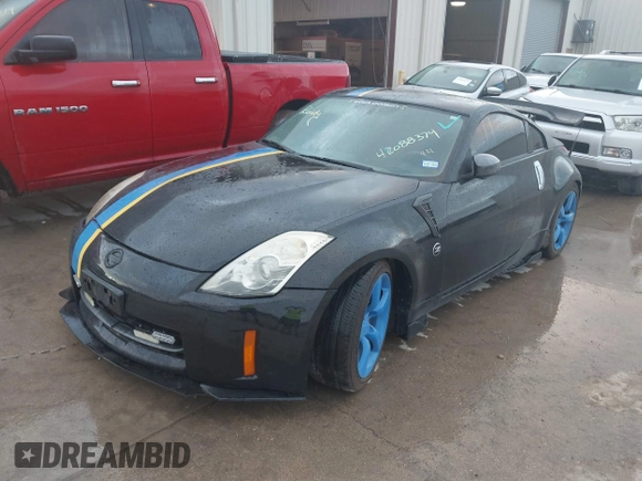 2008 Nissan 350Z Grand Touring with VIN JN1BZ34E88M752056, listed as a IAAI auction lot 42088374 with Not Provided miles. Bid and sale history available at carsss.com. Image 2.