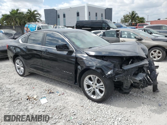 2015 Chevrolet Impala LS with VIN 2G11Z5SL8F9142604, listed as a Copart auction lot 48632145 with 125,833 mi miles and Clean Title. Bid and sale history available at DreamBid. Image 4.