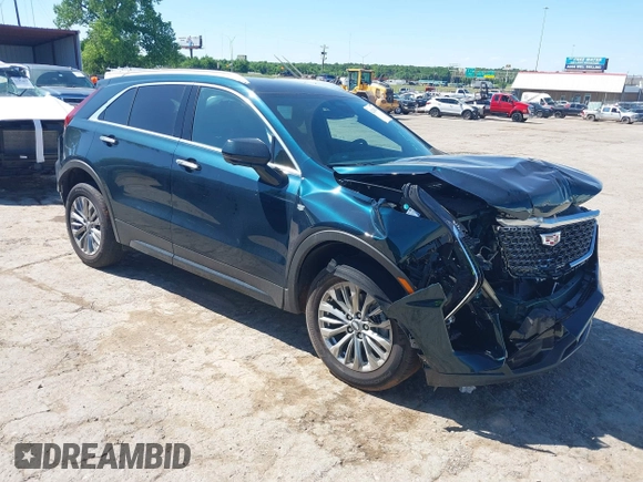 2025 Cadillac XT4 FWD Premium Luxury z VIN 1GYFZCR47SF146106, wystawiony jako IAAI lot #42324320 z przebiegiem 4 601 mil mil oraz . Historia ofert i sprzedaży dostępna na DreamBid. Obrazek 1.