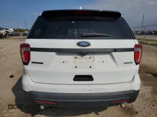 2016 Ford Utility Police Interceptor with VIN 1FM5K8AT7GGB07034, listed as a Copart auction lot 76982134 with 113,556 mi miles and Salvage Title. Bid and sale history available at carsss.com. Image 6.