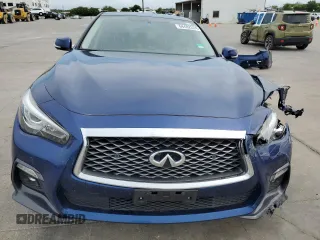 2019 Infiniti Q50 3.0t Signature Edition with VIN JN1EV7AP6KM540642, listed as a Copart auction lot 64402524 with 43,677 mi miles and Salvage Title. Bid and sale history available at carsss.com. Image 5.