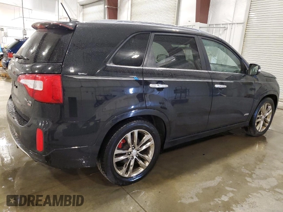 2014 Kia Sorento SX z VIN 5XYKWDA73EG444128, wystawiony jako Copart lot #58908875 z przebiegiem 189 141 mil mil oraz Czysty tytuł • Clean title. Historia ofert i sprzedaży dostępna na DreamBid. Obrazek 3.