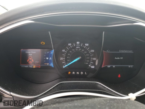 2017 Ford Fusion SE with VIN 3FA6P0H71HR226735, listed as a Copart auction lot 46048465 with 117,485 mi miles and Clean Title. Bid and sale history available at carsss.com. Image 9.