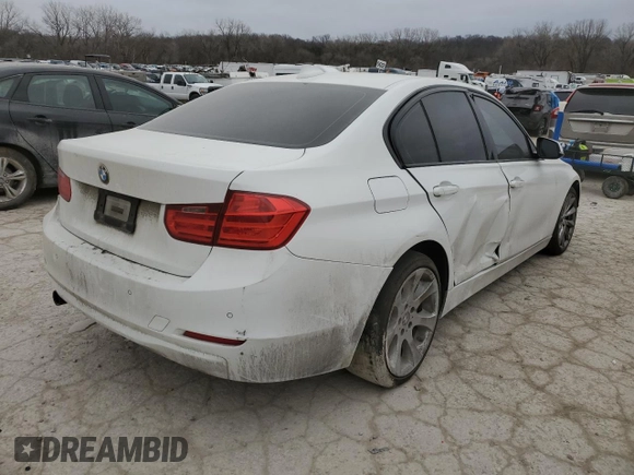2015 BMW 3 Series 320i xDrive with VIN WBA3C3G59FNT52946, listed as a Copart auction lot 45638255 with Not Provided miles and Salvage Title. Bid and sale history available at carsss.com. Image 3.