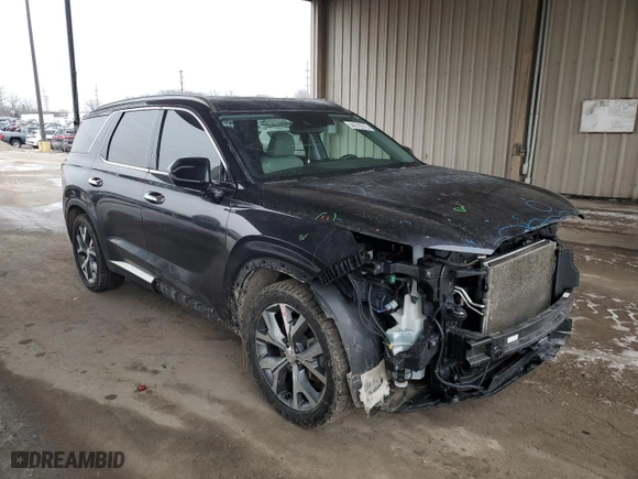 2020 Hyundai Palisade SEL with VIN KM8R3DHE3LU105338, listed as a Copart auction lot 44519315 with 134,946 mi miles and Salvage Title. Bid and sale history available at carsss.com. Image 4.