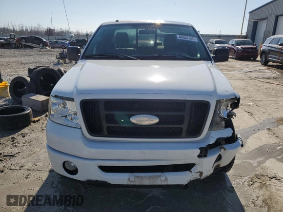 2008 Ford F-150 XL with VIN 1FTRF12W68KE15062, listed as a Copart auction lot 48682365 with 141,789 mi miles and Salvage title. Bid and sale history available at DreamBid. Image 5.