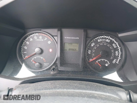 2016 Toyota Tacoma SR with VIN 5TFSX5EN0GX047214, listed as a IAAI auction lot 41566595 with 89,968 mi miles and . Bid and sale history available at DreamBid. Image 7.
