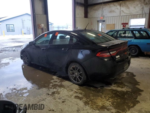 2013 Dodge Dart SXT with VIN 1C3CDFBA1DD295025, listed as a Copart auction lot 58530174 with 211,872 mi miles and Salvage Title. Bid and sale history available at carsss.com. Image 2.