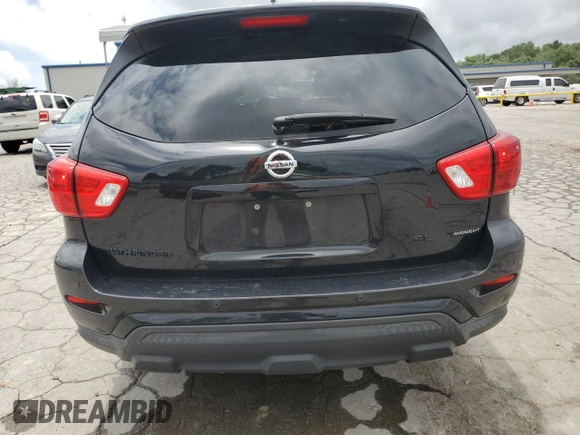 2018 Nissan Pathfinder S with VIN 5N1DR2MN7JC654997, listed as a Copart auction lot 61144015 with 141,732 mi miles and Salvage title. Bid and sale history available at DreamBid. Image 6.