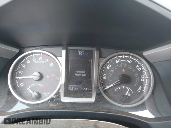 2017 Toyota Tacoma SR5 with VIN 3TMCZ5AN1HM063580, listed as a IAAI auction lot 42421660 with 95,543 mi miles and . Bid and sale history available at DreamBid. Image 7.