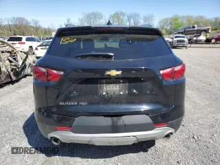 2019 Chevrolet Blazer with VIN 3GNKBGRS1KS703416, listed as a Copart auction lot 54320165 with Not provided miles and Salvage title. Bid and sale history available at DreamBid. Image 6.