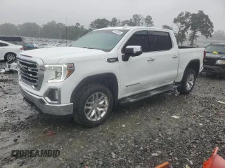 2021 GMC Sierra 1500 with VIN 3GTP8DET1MG222596, listed as a Copart auction lot 79402984 with 70,694 mi miles and Salvage Title. Bid and sale history available at DreamBid. Image 1.