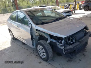 2016 Hyundai Accent SE with VIN KMHCT4AE6GU054438, listed as a IAAI auction lot 42110240 with 91,667 mi miles. Bid and sale history available at carsss.com. Image 1.