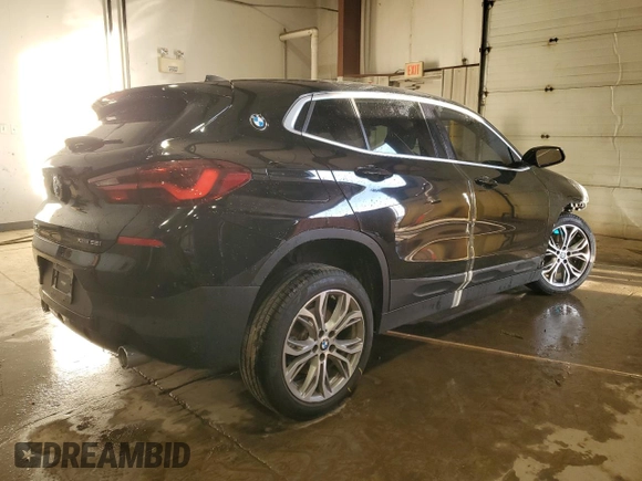 2022 BMW X2 xDrive28i with VIN WBXYJ1C07N5U38996, listed as a Copart auction lot 42139835 with 55,413 mi miles and Salvage Title. Bid and sale history available at carsss.com. Image 3.