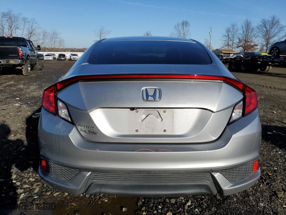 2017 Honda Civic Coupe LX with VIN 2HGFC4B52HH305820, listed as a Copart auction lot 85129214 with 96,314 mi miles and Salvage Title. Bid and sale history available at carsss.com. Image 6.