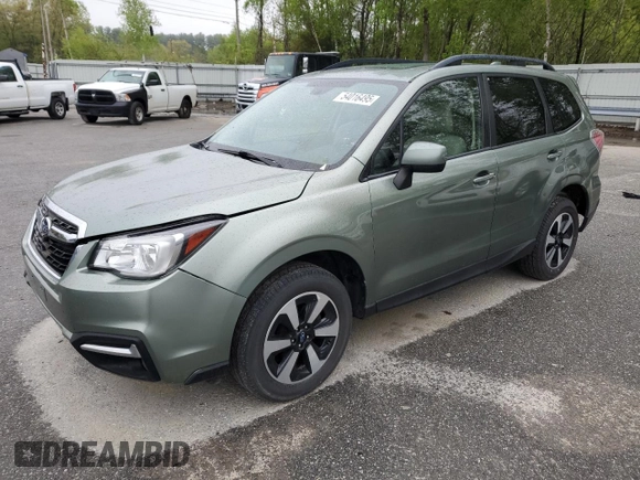 2018 Subaru Forester Premium with VIN JF2SJAGC5JH483341, listed as a Copart auction lot 54016495 with 98,331 mi miles and Clean Title. Bid and sale history available at DreamBid. Image 1.