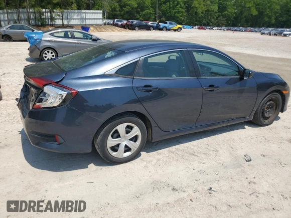 2017 Honda Civic LX z VIN 19XFC2F55HE026662, wystawiony jako Copart lot #55019905 z przebiegiem 81 075 mil mil oraz Szkoda całkowita • Salvage title. Historia ofert i sprzedaży dostępna na DreamBid. Obrazek 3.