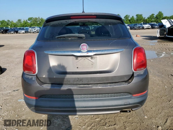 2016 FIAT 500X Easy with VIN ZFBCFXBT4GP348366, listed as a Copart auction lot 58411885 with 86,030 mi miles and Salvage title. Bid and sale history available at DreamBid. Image 6.